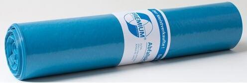 Actual product image Deiss Bin liners 20013 120 L Blue HDPE (hard polyethylene) 37 micron (25 x, 120 l)