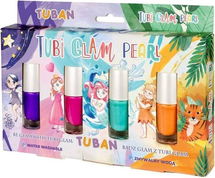 Immagine prodotto Tuban Tubi Glam - Set di smalti per unghie - 4 pezzi. (TU3468) (Madreperla, Smalto)