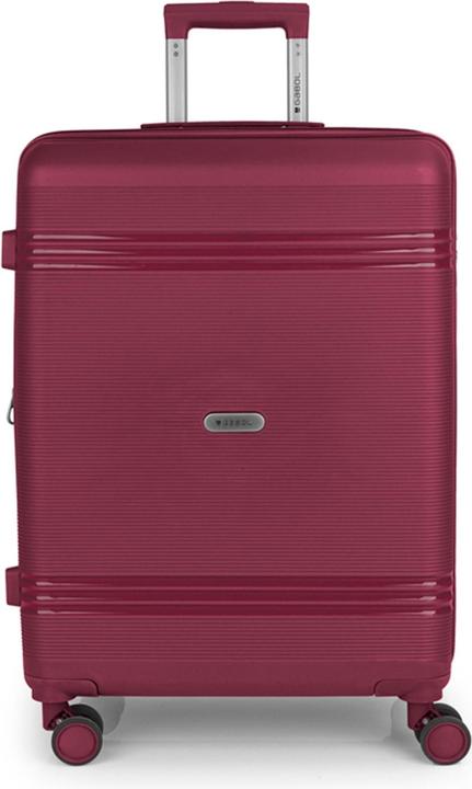 Gabol Saori 4 Rollen Trolley M 66 cm mit Dehnfalte (71 l, M (50 - 90l))