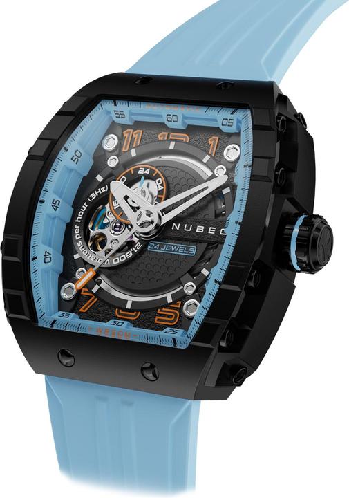 Actual product image Nubeo NB-6047-03 Men's watch Magellan Automatic Limited 48mm 5ATM