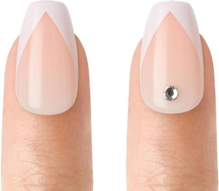 Produktbild Herba ImPress Nail Kit Medium - So French (Kunstnägel, Nude, Weiss)