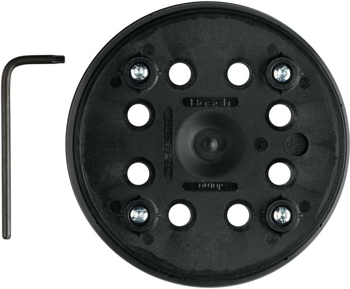 Actual product image Bosch Professional Zubehör Sanding disc medium, 125 mm, 8, for PEX 270 A, PEX 270 AE (Medium hard)