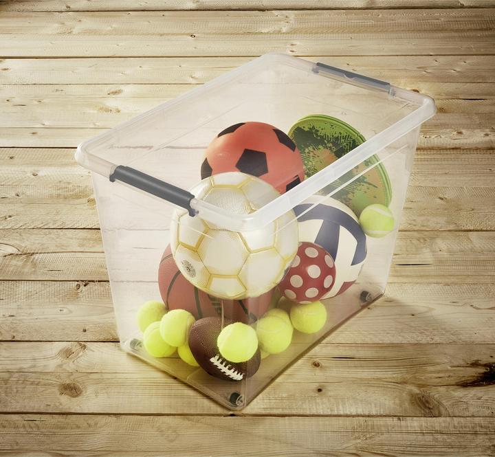 Actual product image HomeZone Storage box 80L (58 x 39 x 42 cm, 61 l)