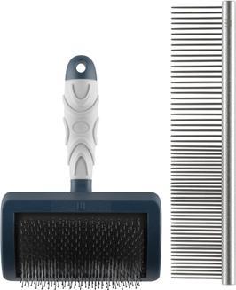 Mikki Doodle Grooming Kit Met Kam En Slickerborstel (Hund)