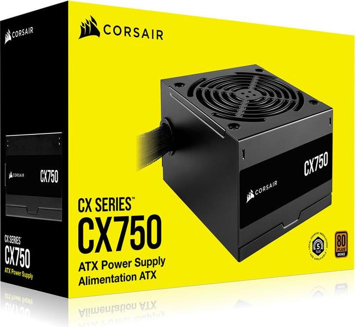Actual product image Corsair CX750 (750 W)