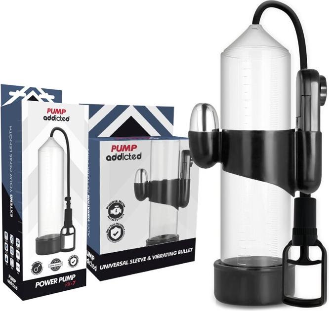 Produktbild Pump Addicted Transparenter Vibrator Rx7