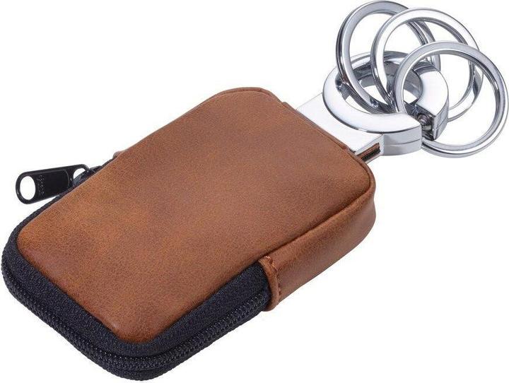Actual product image Troika Clean Click key ring 55 x 20 x 125 mm, brown