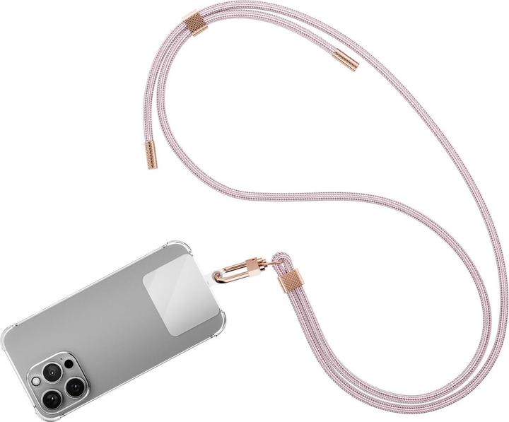 Actual product image 4smarts Universal mobile phone chain PhonoLace rose gold