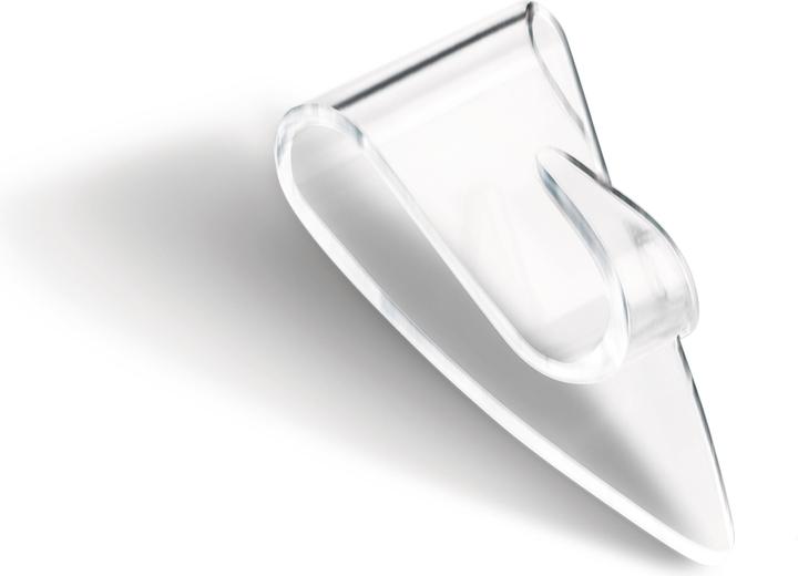 Actual product image tesa Powerstrips Transparent Decorative Hooks SMALL
