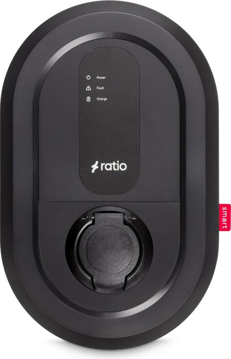 Actual product image Ratio Electric Ratio Smart 11-22kW, type 2 socket, WLAN/LAN/BT (Type 2, 22 kW, 32 A, Hard wired)