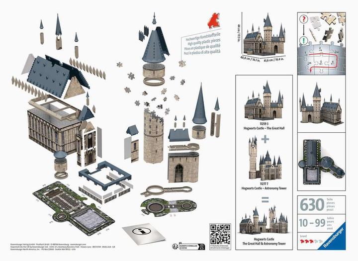 Produktbild Ravensburger Hogwarts Schloss - Die Grosse Halle (540 Teile)