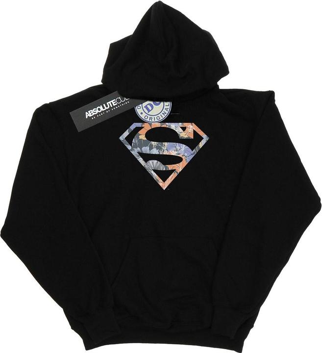 Superman Floral Logo 2 Kapuzenpullover Jungen