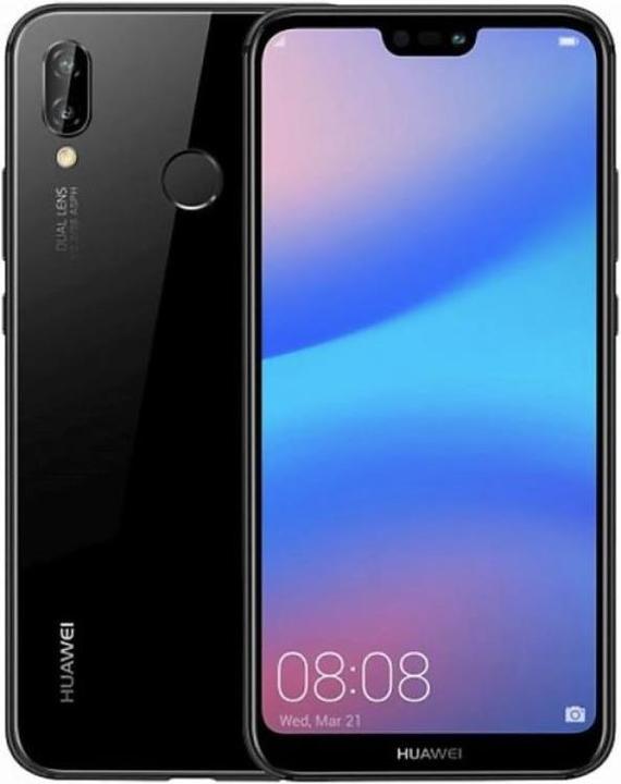 Image du produit Huawei P20 Lite (64 Go, Midnight Black, 5.80", Double SIM hybride, 16 Mpx, 4G)
