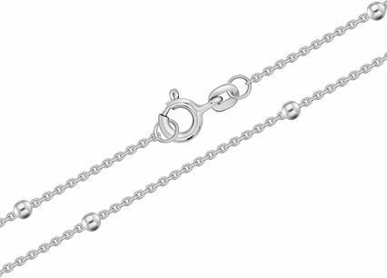 Brilio Silver - Sparkling Silver Flower Necklace NCL174W