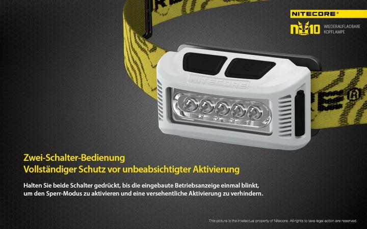 Produktbild Nitecore NU10 grün (160 lm)