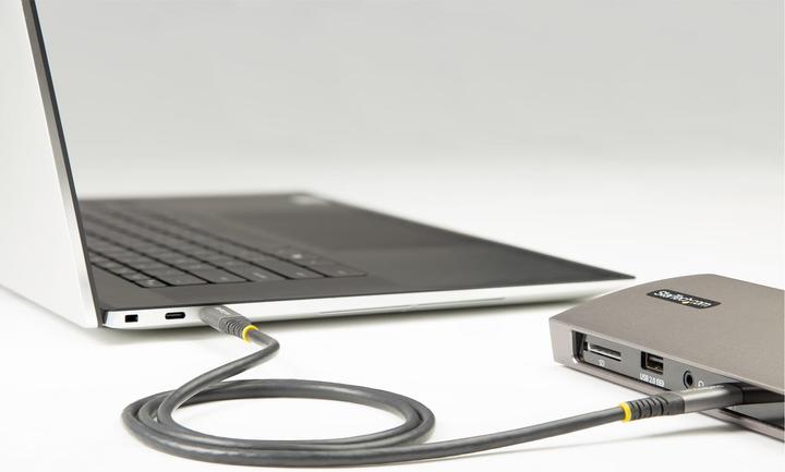 Actual product image StarTech .com 3ft (1m) USB C Cable 10Gbps, USB-IF Certified USB-C Cable, USB 3.1/3.2 Gen 2 Type-C Cable, 100W (1 m, USB 3.2 Gen 2, 10 W)