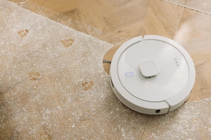 Image du produit Aeno Aspirateur robot laser blanc avec batterie 5200mAh, poubelle de 300ml, réservoir d'eau de 300ml. (Robot d'aspiration et de nettoyage)