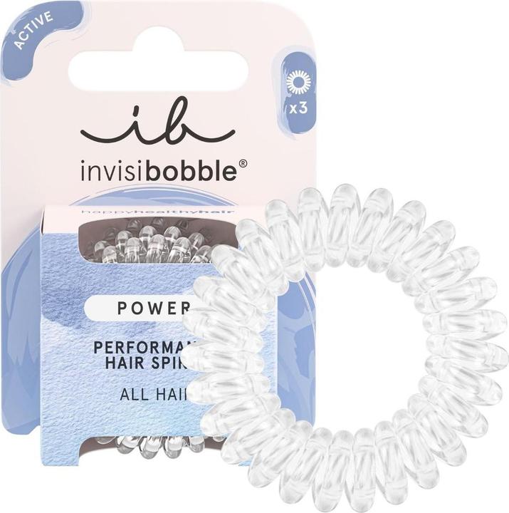 Actual product image Invisibobble Hair Tie Power crystal clear 3 pcs (Hair tie)