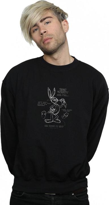 Immagine prodotto Looney Tunes Bugs Bunny Drawing Instruction Felpa Uomo (4XL)