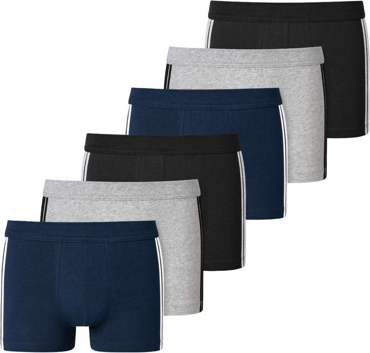 Grey, Blue, Black