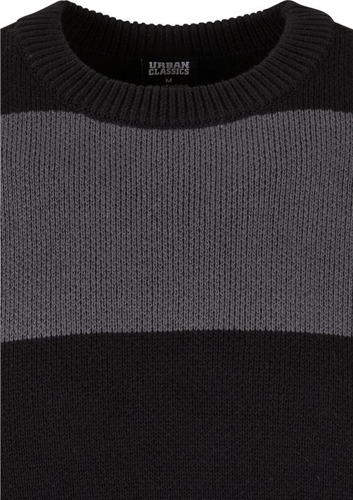 Actual product image Urban Classics Heavy Oversized Striped Sweatshirt (L)