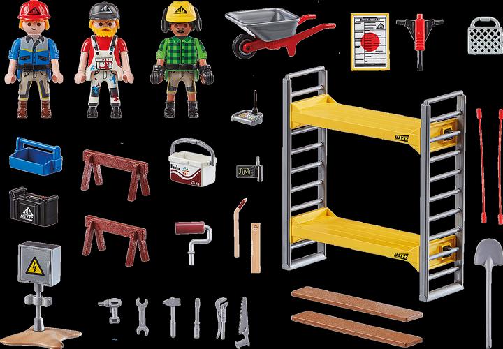 Actual product image Playmobil 70446 Scaffolding with workers (70446, Playmobil City Action)