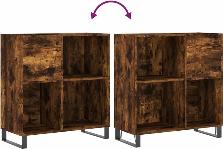 Produktbild VidaXL Plattenschrank Räuchereiche 84,5x38x89 cm Holzwerkstoff