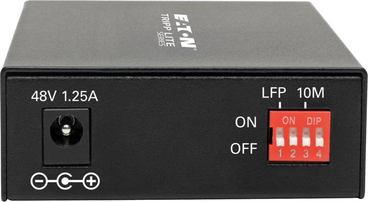 Produktbild Eaton TRIPPLITE Gigabit SFP Fiber to Ethernet Media Converter POE+ International Power Cables 10/100