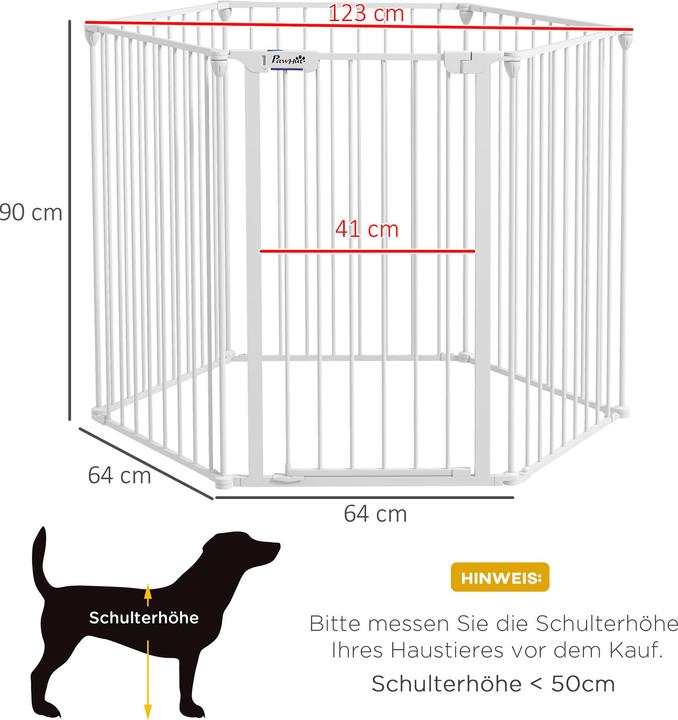 Produktbild PawHut Welpenauslauf mit 6 Elementen