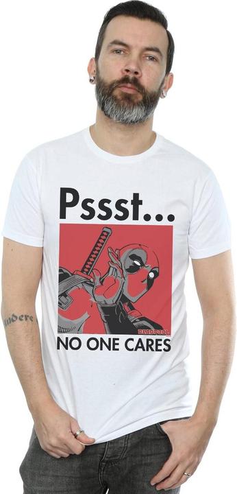 Immagine prodotto Deadpool No One Cares Maglietta Uomo (4XL)