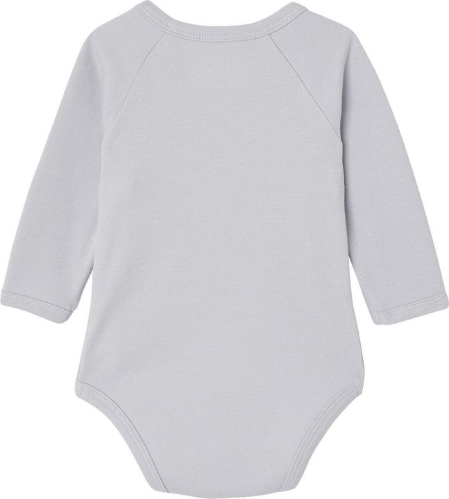 Actual product image Vertbaudet Bio-Kollektion: 2er-Pack Baby Wickelbodys mit langen Ärmeln (74)