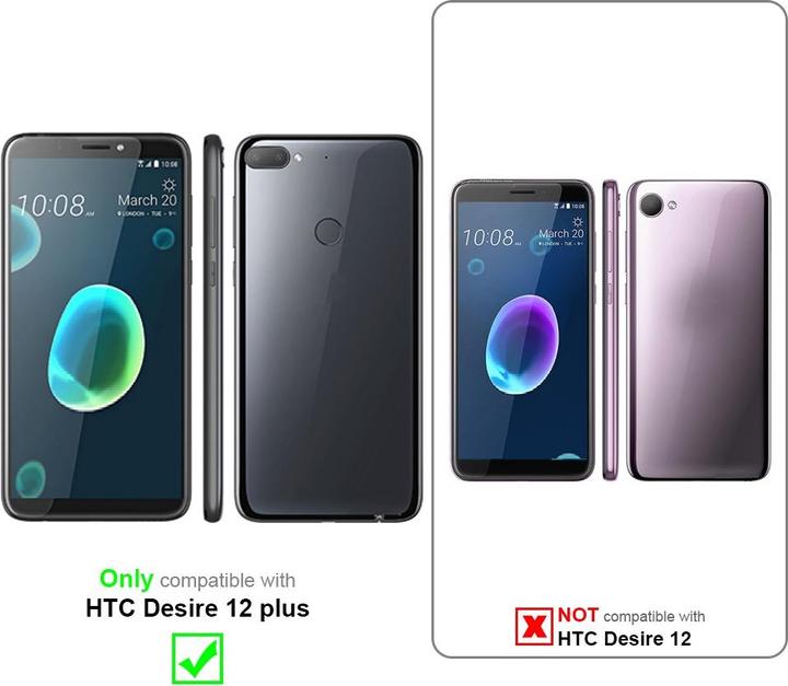 Image du produit Cadorabo Coque pour HTC Desire 12 PLUS universel avec Clip (HTC Desire 12+)