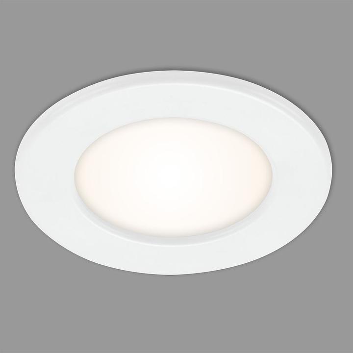 Image du produit Briloner LED encastrable dimmable IP44 6W 450 lm 3000 K blanc chaud rond blanc 115/100 mm 230V (450 lm)