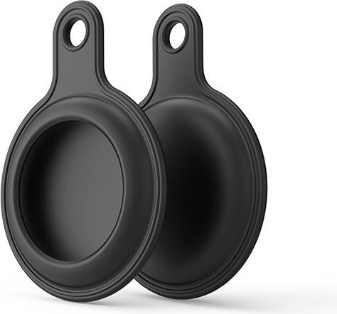 Actual product image Ueli Express Silicone key fob holder for Apple AirTag Black Budget