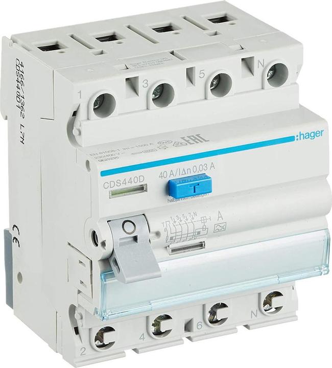 Image du produit Hager Disjoncteur 4P