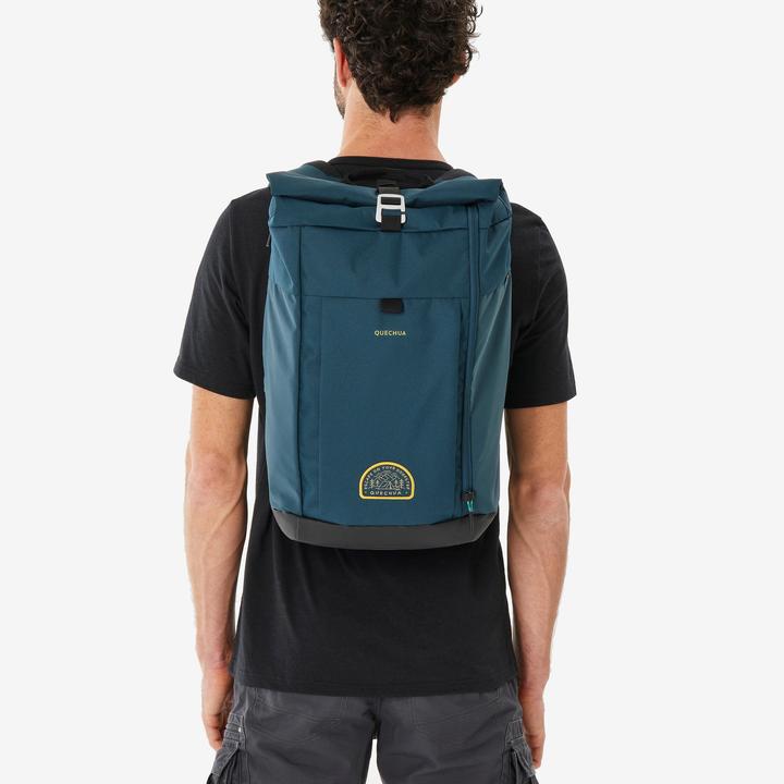 Produktbild Quechua Wanderrucksack Rolltop - NH500 Escape 23 l dunkelgrün (23 l)