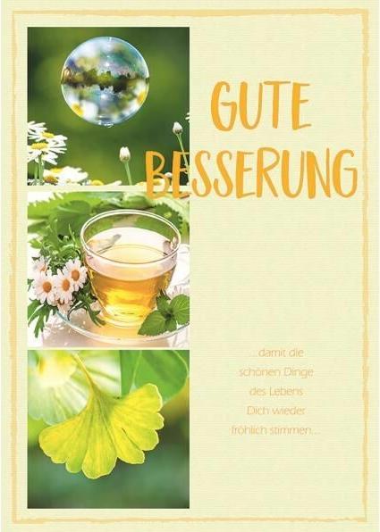 Image du produit Cart Carte de voeux A4 "Bon rétablissement", Maxi (1 pcs)