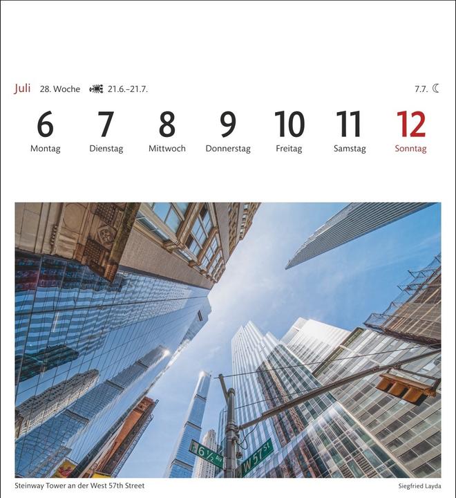 Actual product image Harenberg New York Sehnsuchtskalender 2026 - Wochenkalender mit 53 Postkarten (German)