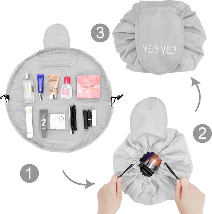 Produktbild Intirilife Kosmetiktasche in HELL GRAU