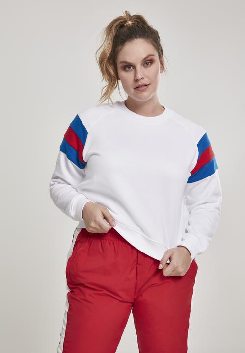 Immagine prodotto Urban Classics Girocollo con maniche a strisce da donna (XXL)