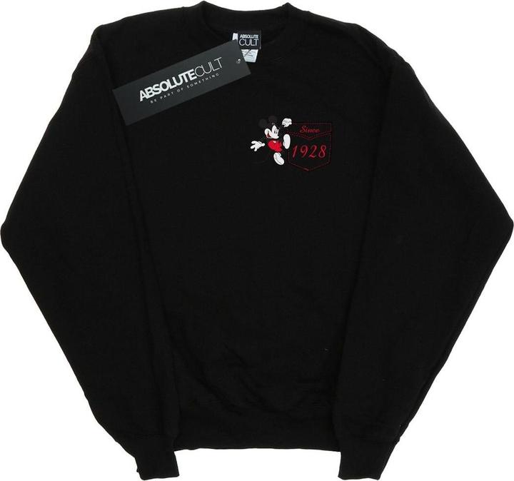 Disney Mickey Mouse Faux Pocket Since 1928 Sweatshirt Jungen