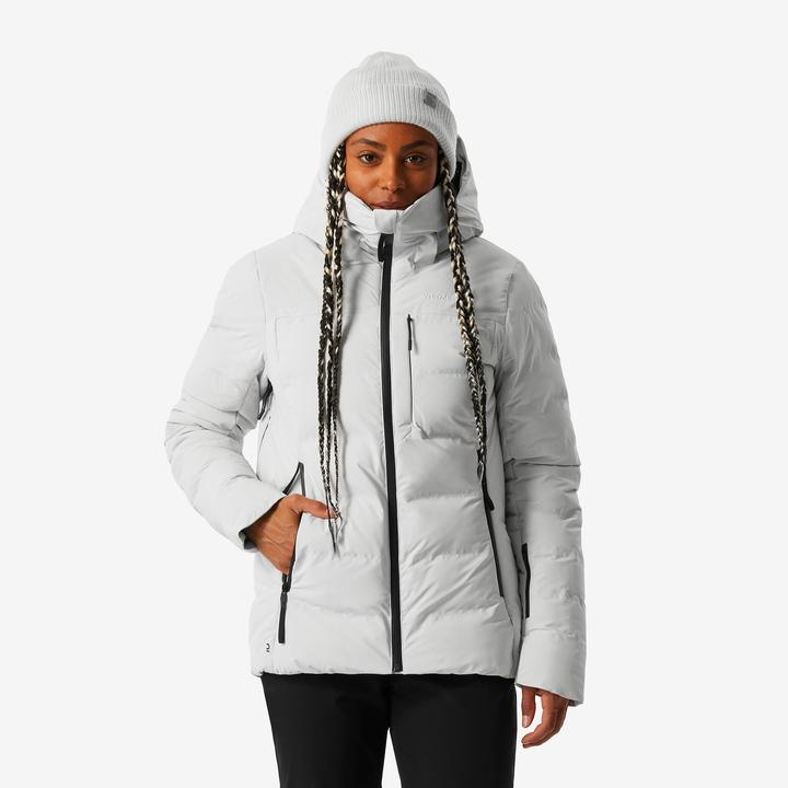 Produktbild Wedze Skijacke Damen wattiert warm und wasserdicht - Warm 900 beige (L)