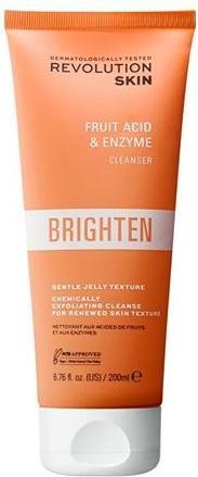 Immagine prodotto Revolution Skincare Peeling luminoso per la pulizia della pelle Brighten (Acido di frutta e siero enzimatico) (Esfoliazione, 200 ml)