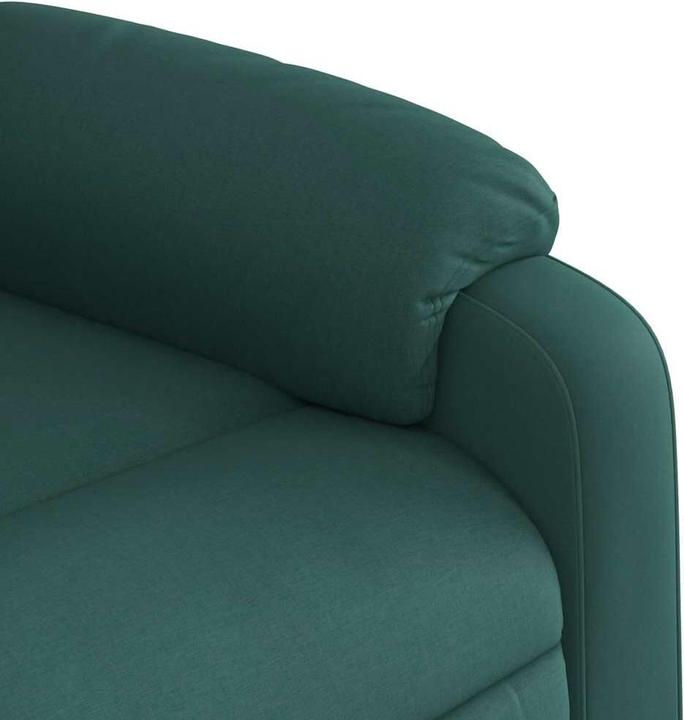 Image du produit VidaXL Fauteuil de massage vert foncé Tissu,Couleur : vert foncé,Matériaux