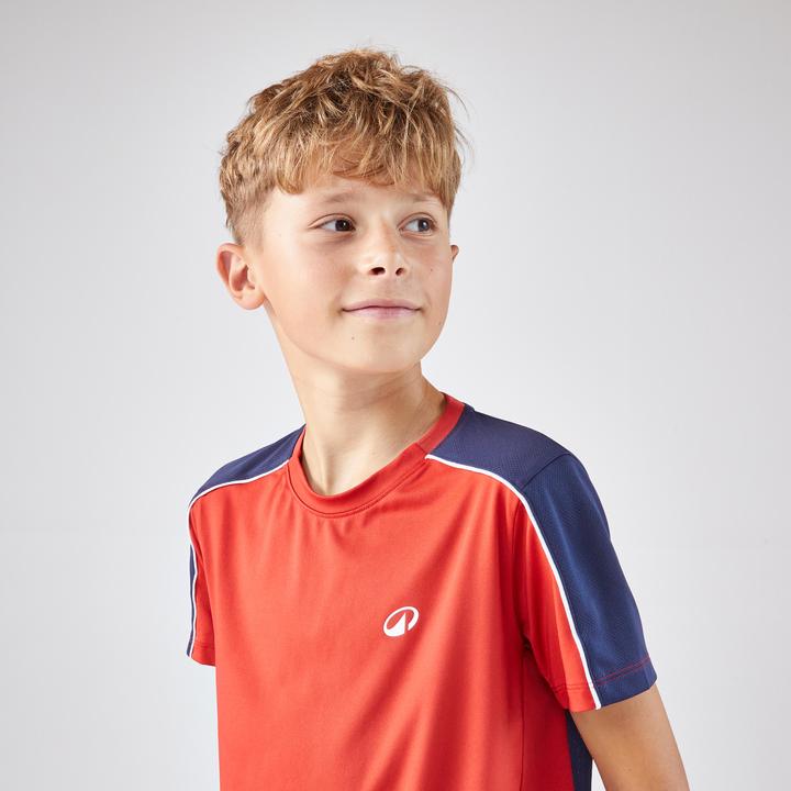 Actual product image Artengo Kinder Tennis T-Shirt - TTS Dry Jr Rundhals rot