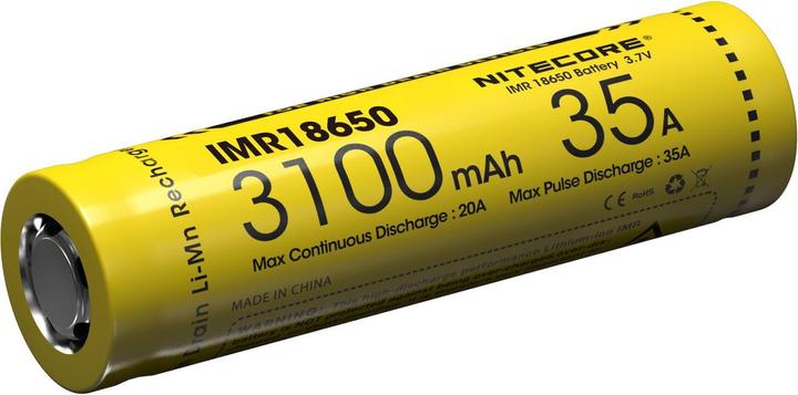 Produktbild Nitecore 18650 IMR Akku 3100mAh/35A 2Stk