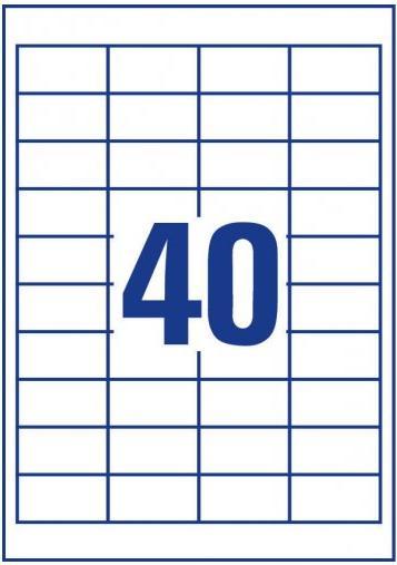 Actual product image Avery Universal Labels