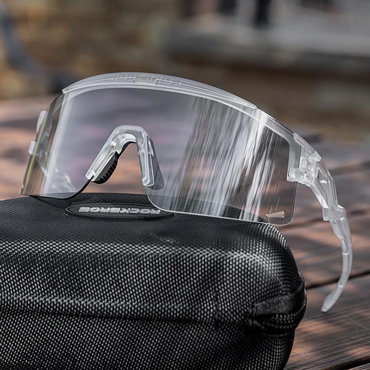 Produktbild Rockbros Photochromic Cycling Glasses with UV Protection and Corrective Insert - White (Weiss)