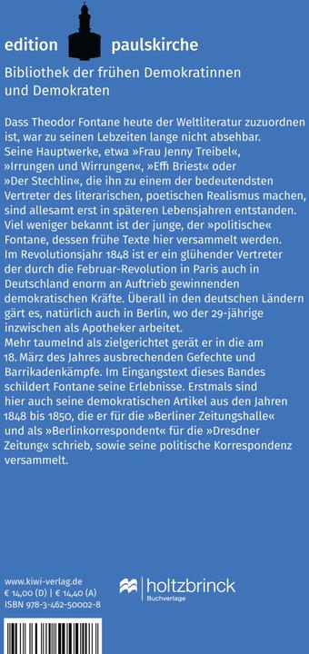 Produktbild Nur in Freiheit wird man frei (Deutsch, Theodor Fontane, 2023)