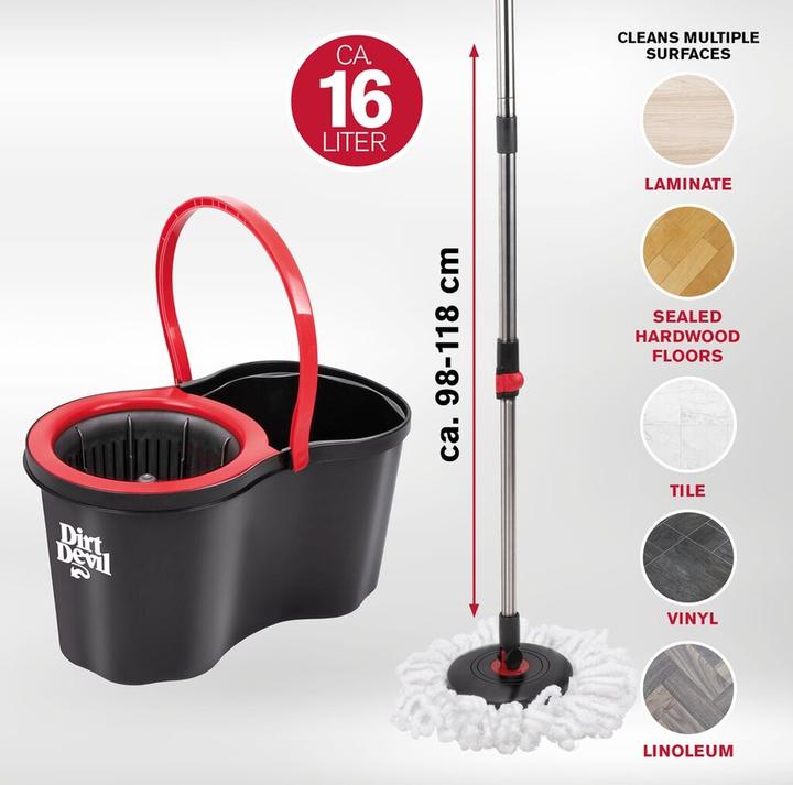Actual product image Dirt Devil Wiping system with wringing device (1 pcs.)